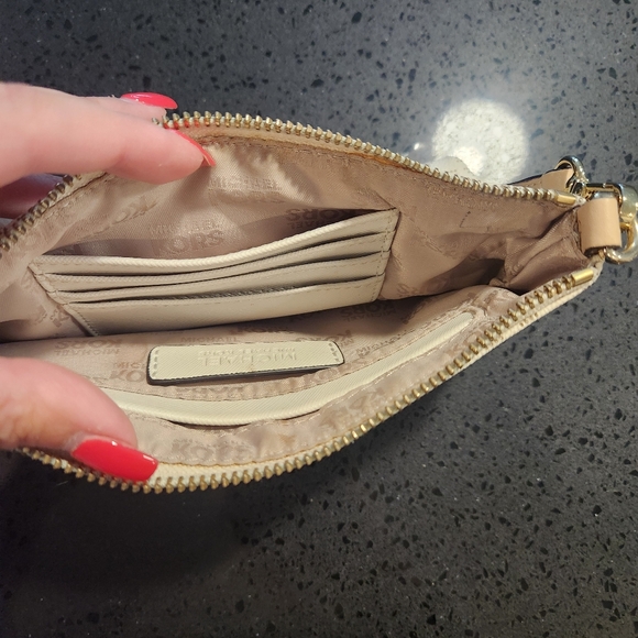 Michael Kors Beige Wristlet - Picture 4 of 6